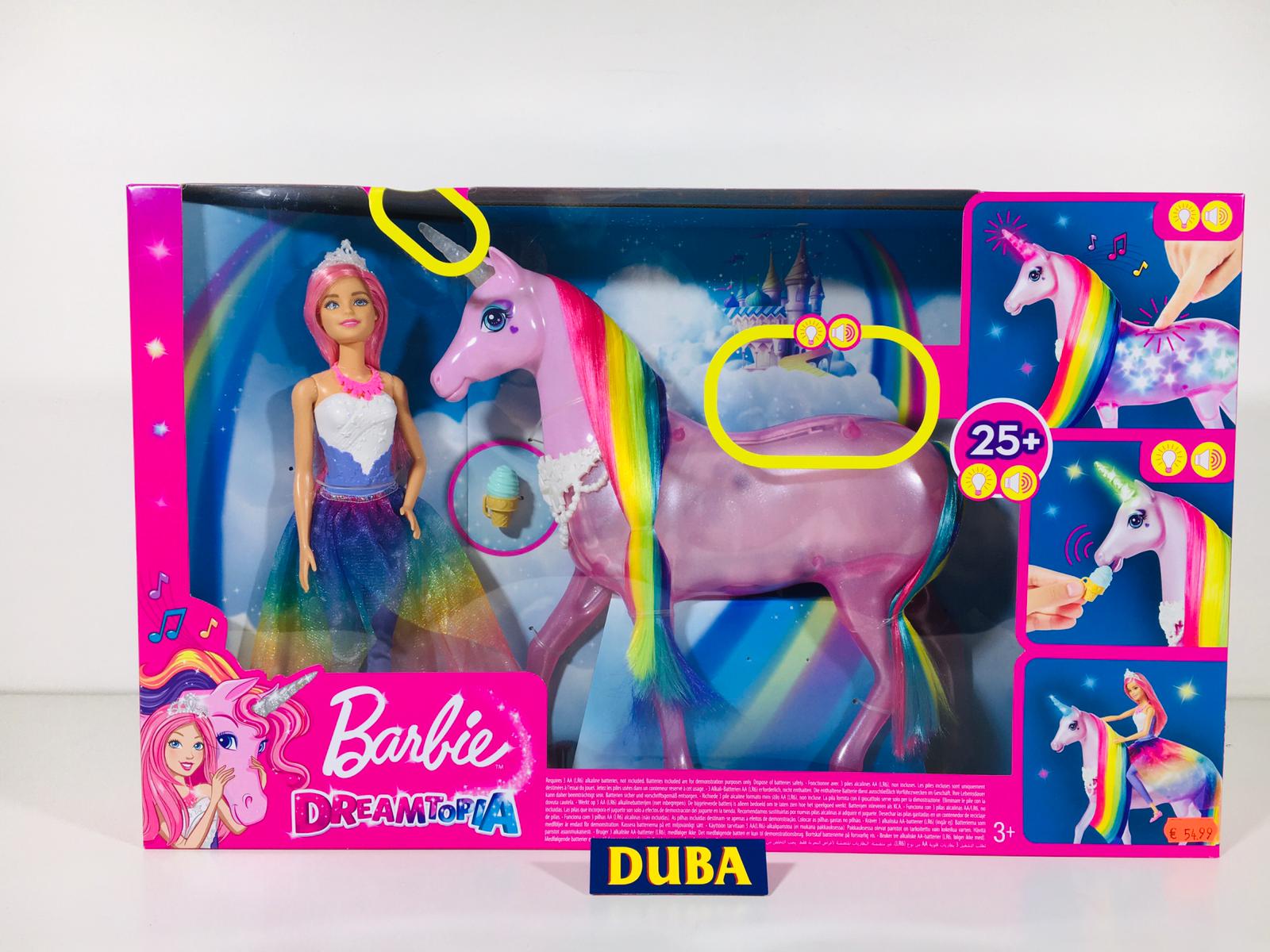 Barbie Dreamtopia y Unicornio
